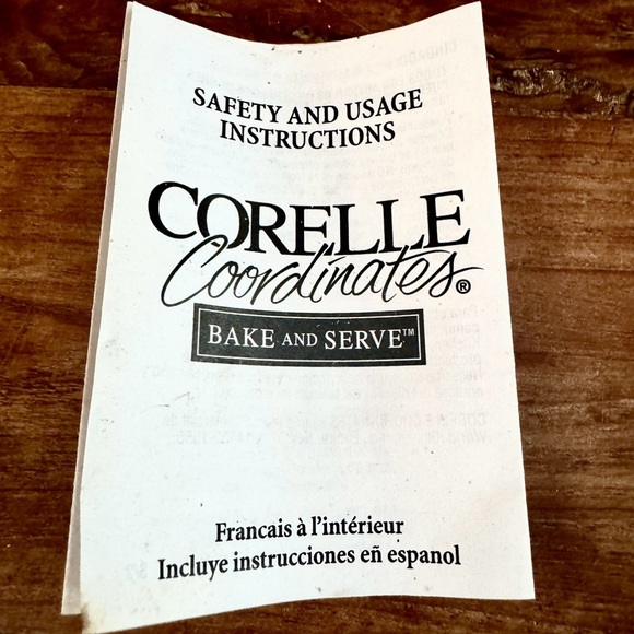 CORELLE by the makers of CORNINGWARE®
STONEWARE Coordinates Bake and serve 3Pc - Picture 9 of 10